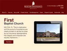 Tablet Screenshot of beaconinsuranceagency.com